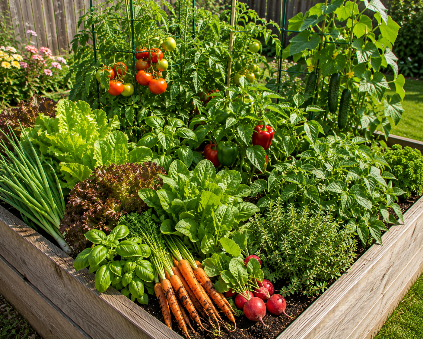Raised Bed Harvest