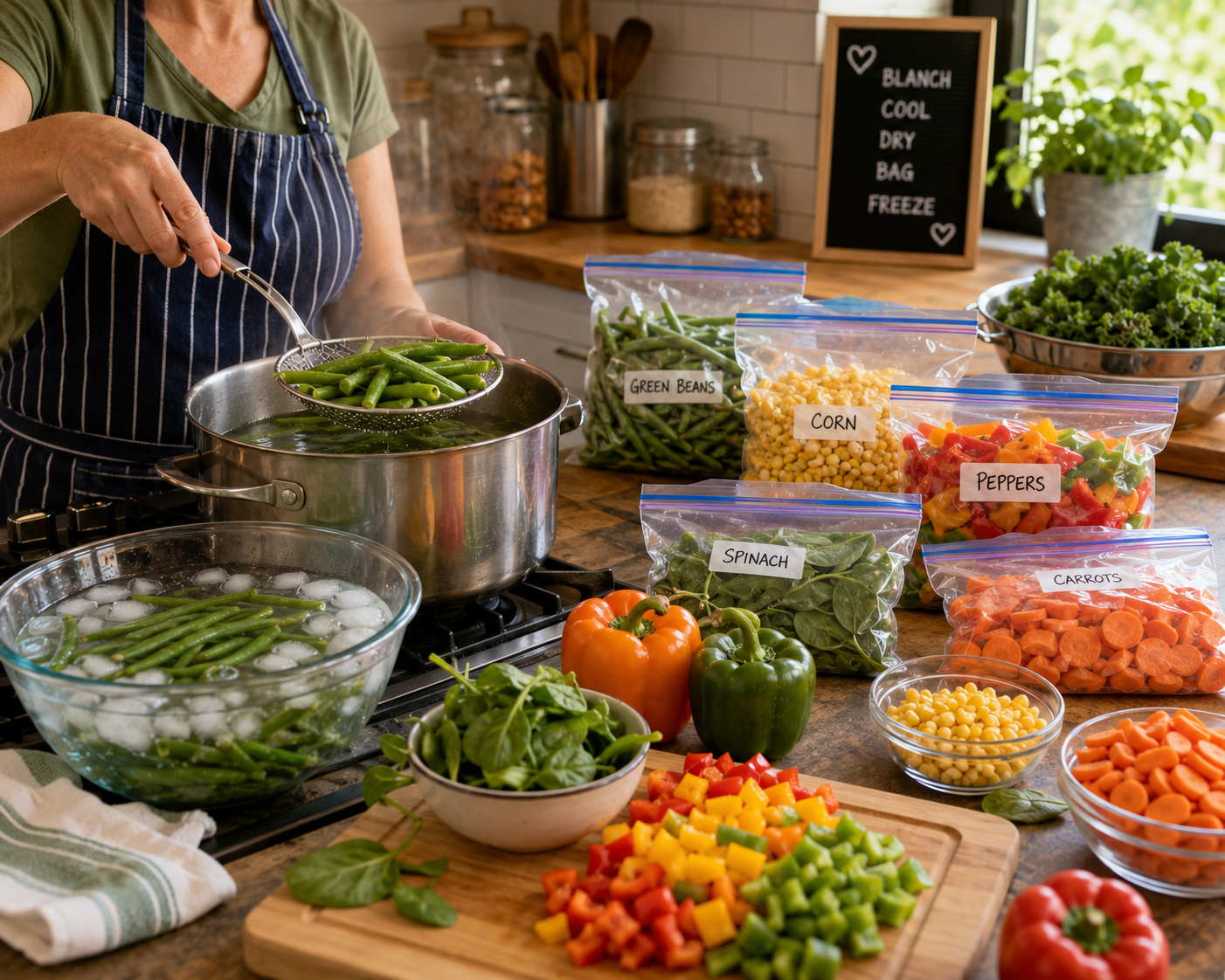 Prepping Veggies