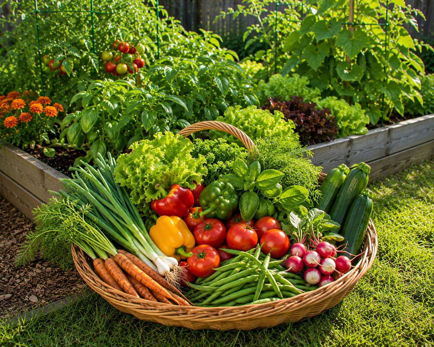 Basket of Vegetables