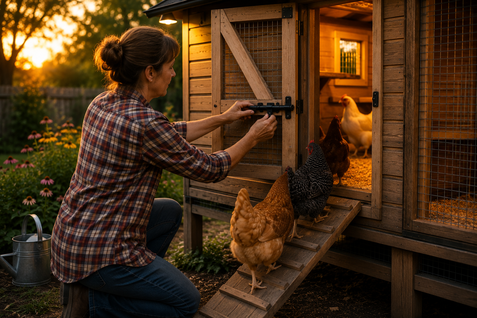 Locking Chicken Coop