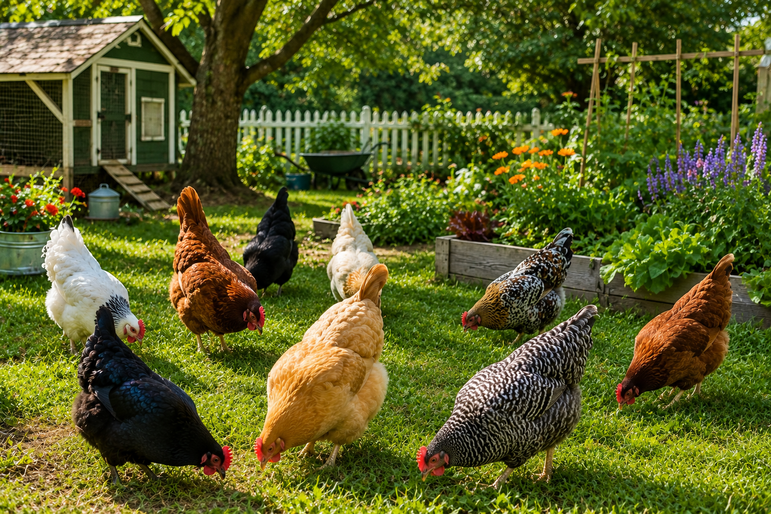 Mixed Chicken Breeds