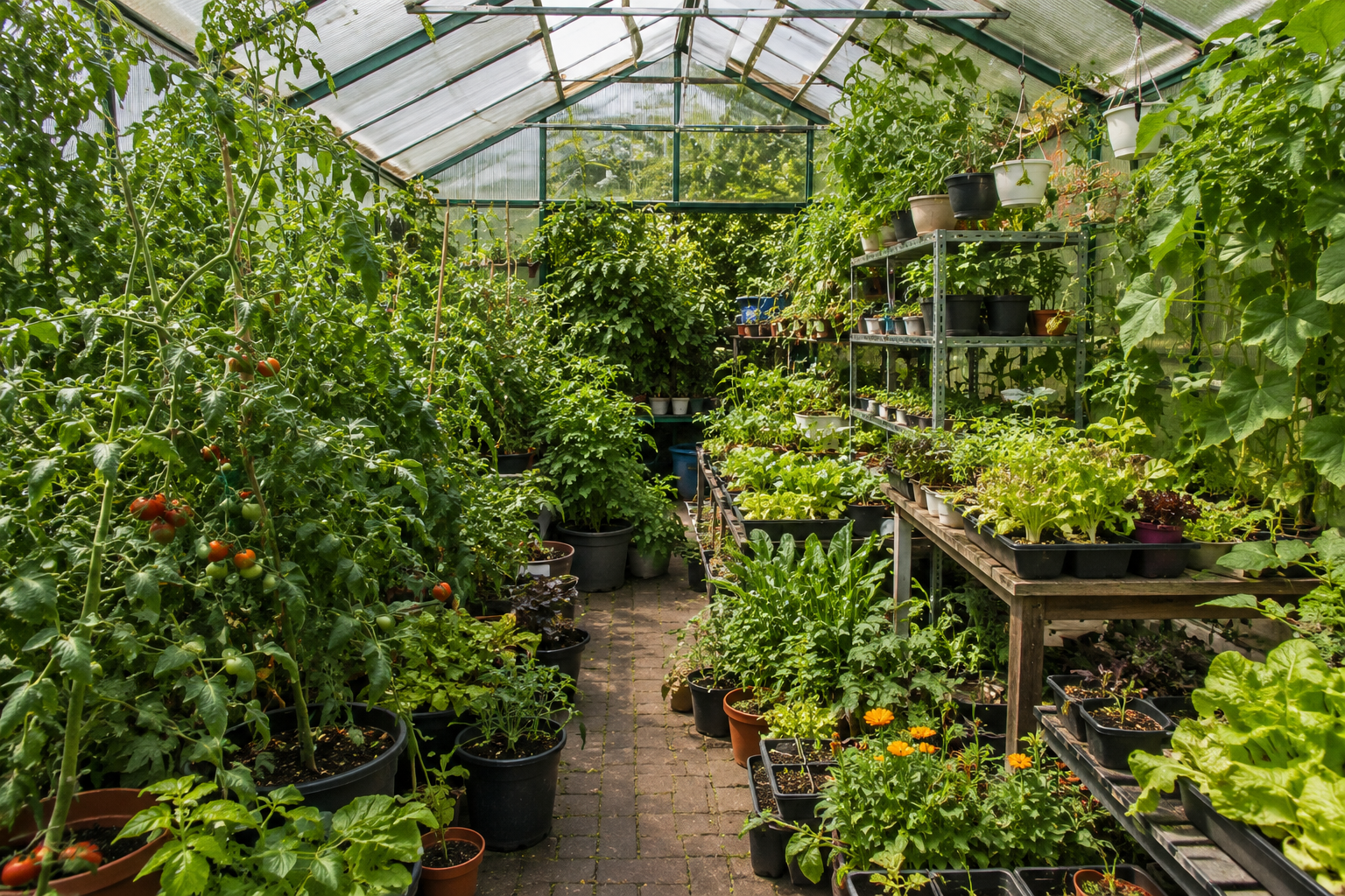 Overcrowded greenhouse