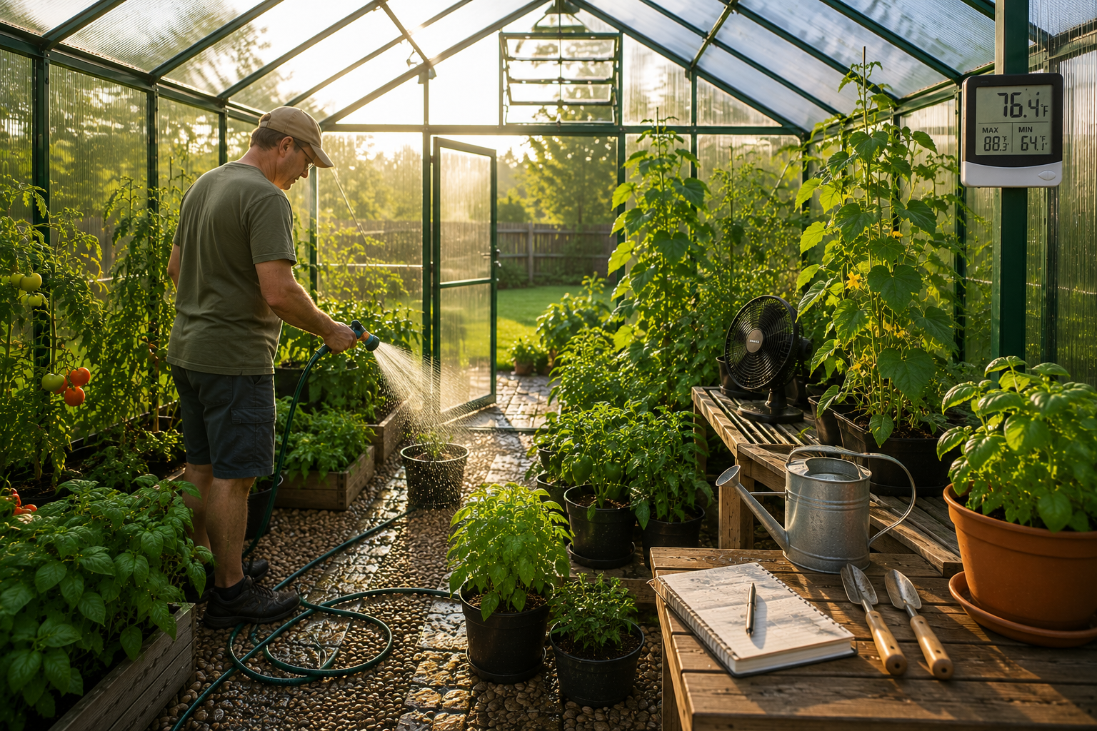 Greenhouse Work