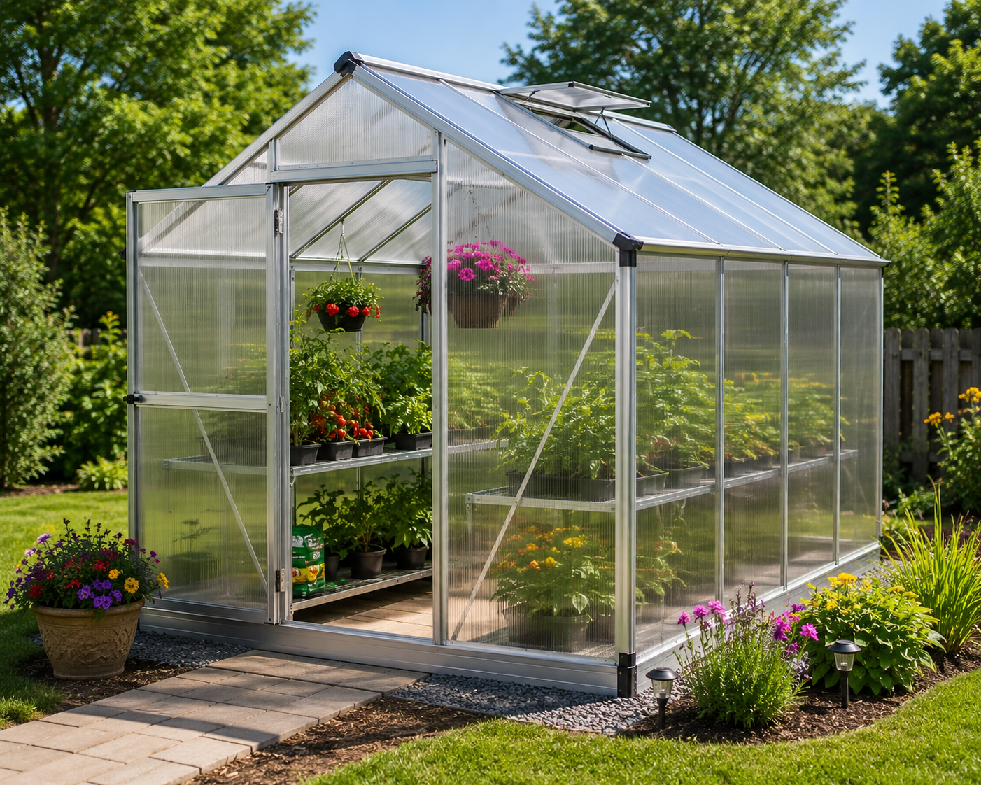 Polycarbonate-Greenhouse